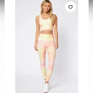 Scorpio Sol | Vinyasa High Wasit Legging Sunset Splash Tie Dye Size XS